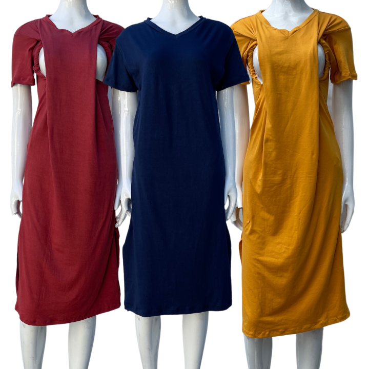 Nursing shop dress lazada