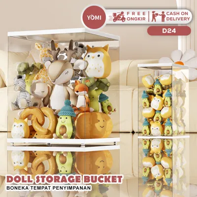 YOMI Boneka Tempat Penyimpanan D24/ Doll Storage Bucket/ Doll Houses/ Kotak Mainan Anak
