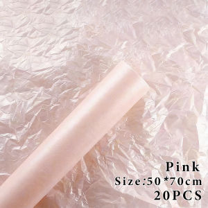 20pcs Bouquet Paper Thick Pleated Paper Pearlescent Sydney Paper Floral Lining Flower Gift Wrapping Paper