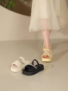 [Free Shipping] WomenS Two-Way Sandals 2026 Summer New Collection Thick-Soled Outdoor Slippers Roman-Style Beach Sandals