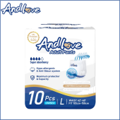 24ชั่วโมงการส่ง [ANDLOVE ผ้าอ้อมผู้ใหญ่] กางเกงแบบดึงขึ้นสำหรับผู้ใหญ่ ป้องกันการรั่ว มีปริมาณ 10 สัญญาณ/ส่วนกล่อง ราคาที่มีให้คุณเลือก