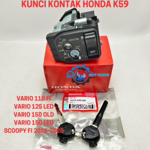 KUNCI KONTAK SET K59 VARIO 110 FI VARIO 125 LED VARIO 150 OLD/LED SCOOPY FI KUALITAS ASLI  ORI