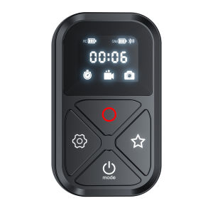 TELESIN 80M Bluetooth Remote Control for GoPro Hero 12 11 10 9 8 With Shortcut Key Screen Display For Hero 8 9 10 11 12 Max Accessories