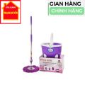 Bộ chổi lau nhà đa năng 360 độ Phú Gia mâm inox PG360-MS03. 