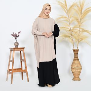 Bujangstore - Kaftan Kombinasi Warna / Kaftan Busui / Kaftan Crinkle Airflow Premium