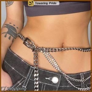 [Towering Pride] Nhiều Lớp Kim Loại Thắt Lưng Chuỗi Cho Phụ Nữ Dây Thắt Lưng Dài Tua Eo Chuỗi Ăn Mặc Quần Jean Thắt Lưng Phụ Nữ Dây Thắt Lưng Thắt Lưng Phụ Nữ Cơ Thể Chuỗi