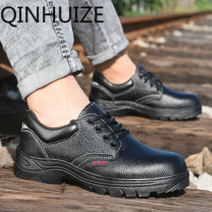 QINHUIZE Low price Safety shoes work shoes summer steel toe cap breathable men and women anti-smashing anti-puncture safety boots