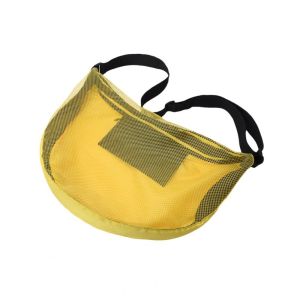 MEEU Single Shoulder Basketball Mesh Bag Oxford Cloth Adjustable Crossbody Ball Bag Portable Lightweight Soccer Storage Case Football Volleyball
