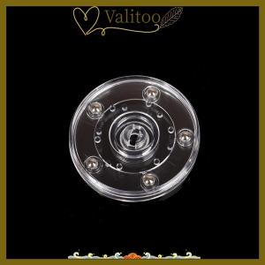 [Valitoo] Bàn xoay Acrylic trong suốt 360 xoay hiển thị đứng Vòng cơ sở lười biếng đồ trang sức trang trí nội thất xoay tấm đồ nội thất phần cứng