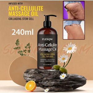 Anti-Cellulite Massage Oil 240ML Body Treatment OilCOCONUT OILSUNFLOWER SEED OILGRAPESEED OIL EUCALYPTUS OILGRAPEFRUITOILMOIST SKIN