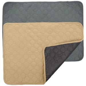 ER52858 ผ้าผ้าทอ แผ่นฝึกลูกสุนัข ล้างทำความสะอาดได้ กันน้ำกันน้ำได้ พรมปูพื้นสุนัข ผ้าห่มเบาะรองนั่ง ระบายอากาศได้ระบายอากาศ เสื่อผ้าอ้อมสัตว์เลี้ยง สำหรับฤดูร้อน