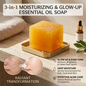 Perfume Gold Soap Whitening Glow Anti-Mite Body Care Soap Moisturizing Essential Oil Soap Antiaging Soap Body Cleansing Bar 除螨黄金精油皂