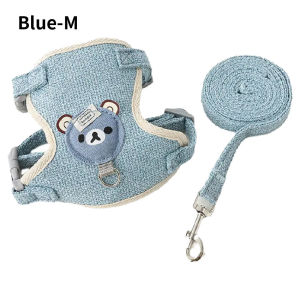 Pet Leash Adjustable Animal Walking Leash Harness Breathable Pet Puppy Kitten Comfort Carrier