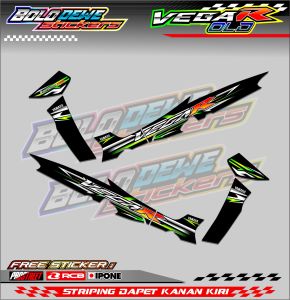 STRIPING VARIASI YAMAHA VEGA R OLD / STICKER LIST VARIASI MOTOR VEGA R LAMA