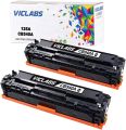 Compatible CP1215 Toner Cartridge,Replacement for HP 125A CB540A Black Toner Cartridges Fits for HP CP1215 CP1518ni CM1312nfi CP1515n CM1312 CP1513n,2Pk Black. 