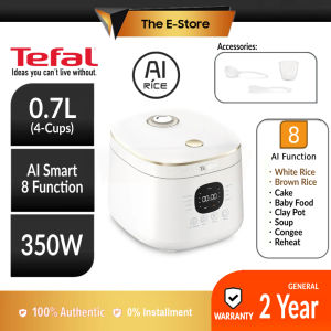 Tefal Mini Fuzzy Logic AI Smart Rice Cooker 0.7L RK5151 (4 cups) (Baby Porridge Cooker Periuk Nasi 电饭锅 RK500166 RK5001 RK515 RK515165)