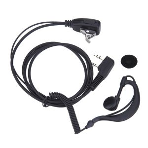 [Ueb Wholesale Center] 2 PIN Earpiece Headset PTT MIC Interphone Earphone Earpiece 1M Walkie Talkie Headphone for UV5R BF-480/490/320/V6