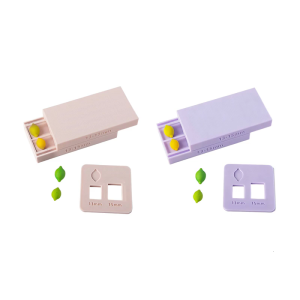 แม่พิมพ์งานหัตถกรรมลูกปัดเลมอนขนาด13มม. 15มม. สองชั้นดินเหนียวพลาสติกอุปกรณ์เสริมแฮนด์เมด