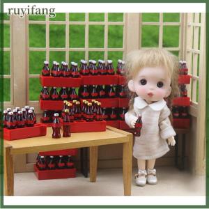 ruyifang A dozen Miniature food model drink Dollhouse Miniature 1:12 Doll Accessories toy