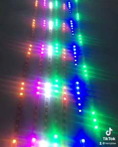 Lampu LED Strip Karet Cumi 12V Running Flexible Waterproof Lampu Kolong 45cm