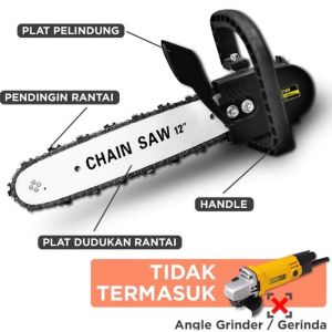 12 INCH ADAPTOR MINI CHAINSAW MESIN GERINDA CHAIN SAW STAND