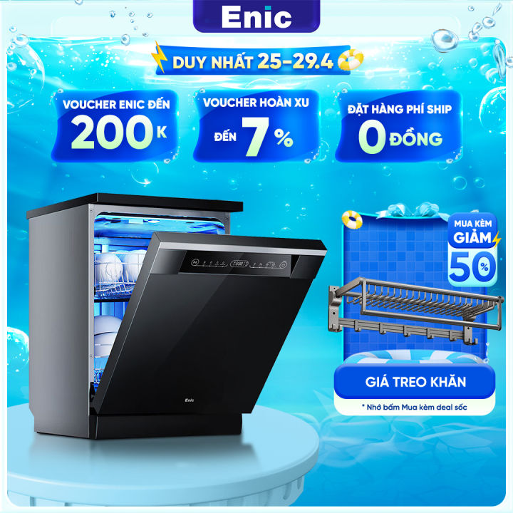 Máy rửa chén bát Enic, máy rửa tiện ích đa năng dọn sạch chén bát đĩa ...