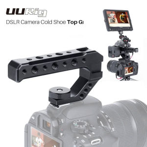 DSLR Camera Top Handle Grip Cold Shoe Adapter Mount Hand Held Stabilizer Rig Extend Rod for Mic LED Light Monitor Canon Nikon