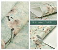 【1/3/5/10M】Self Adhesive Wallpaper Sticker Blue/white/yellow Stripes Design home decoration Wall Stickes. 