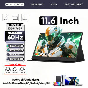 Màn hình di động Full HD 116 inch Màn hình IPS | HDR | 60Hz cho máy chơi game điện thoại di động máy tính