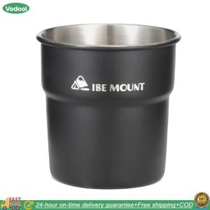 【24 hours Flash Delivery】300ml Outdoor Camping Cup Stackable Stainless Steel Tea Coffee Milk Mug Lightweight for Travel Hiking Backpacking