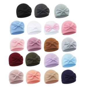 2025 Baby Bonnet Hat Cotton Comfortable Newborns Fetal Caps Fashionable Brimless Hat Warm Bonnet Trendy Headwear
