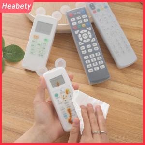 Heabety Silicone điều khiển từ xa bảo vệ bao gồm điều hòa không khí TV điều khiển từ xa trường hợp không thấm nước Gấu Tai huỳnh quang chống bụi Bìa