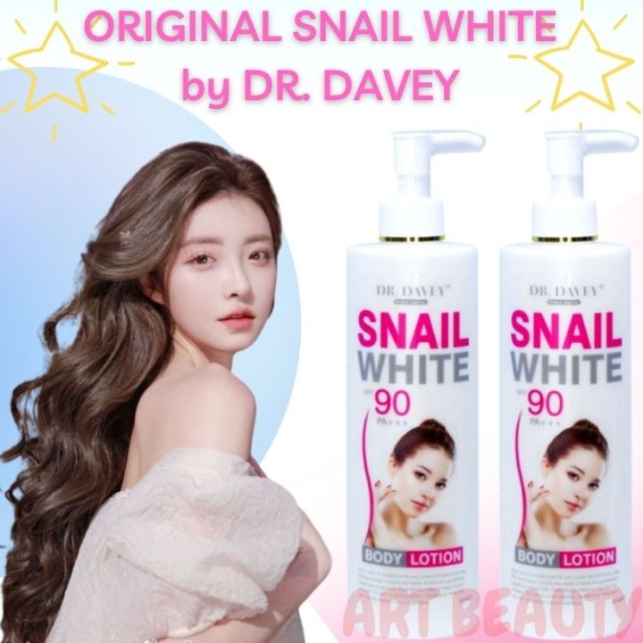 DR DAVEY SNAIL WHITE BODY WHITENING LOTION SPF50 SPF90++ INTENSIVE