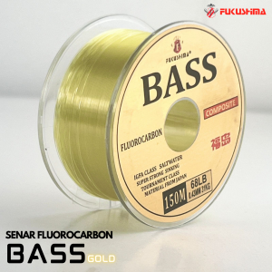 Senar Pancing 150 Meter Kuning Hijau Emas Galatama Fluorocarbon Fukushima Bass Gold