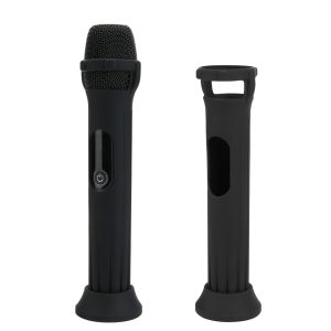 【Vodool】 Silicone Case Microphone Case Anti-Rolling Protective Case Microphone Protective Cover for Wireless Microphone