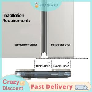 【SHANGZE3】 1ชิ้นที่ล็อคตู้เย็นในบ้านตู้เย็นตู้เก็บของสำหรับเด็กวัยหัดเดินล็อคเพื่อความปลอดภัยของเด็ก