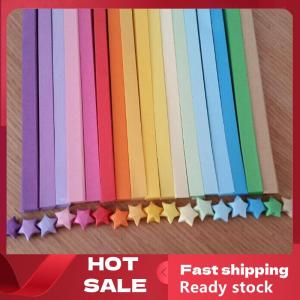 🚚【Local Express Delivery】🚚 Origami Lucky Star Paper Strips Folding Paper Ribbons Colors