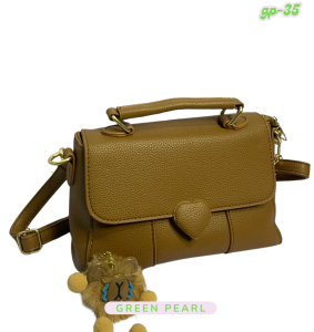 GP-35  Green Pearl Tas Wanita Hand Bag Women Selempang Wanita Tas Bepergian Berkapasitas Besar tas import