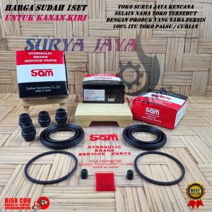 SIL SEAL REM CAKRAM DEPAN ISUZU TRAGA 1SET SAM