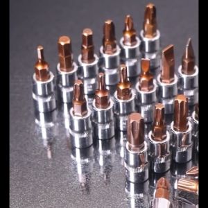1/4 Square Drive Socket Wrench Hex Screwdriver Bits H2 H4 H6 H8 H10 T15 T20 T25 T30 T40 Hexagon Ratchet Wrench Bit Socket Tool Hand Tools