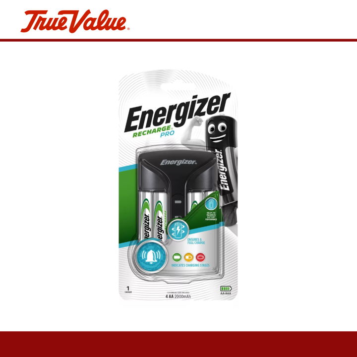 Energizer Recharge Pro Charger with 4pcs AA Rechargeable Batteries