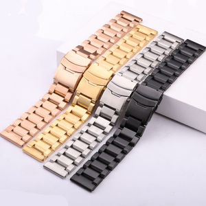 Aotelayer Solid Full Stainless Steel Quick Release Watchbands Bracelet 18mm 19mm 20mm 21mm 22mm 23mm 24mm 25mm Men Metal Brushed Flat Head Universal Watch Band Strap Replace Accessories with Tools
