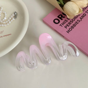 Kẹp tóc càng cua Doudou Cặp tóc Kẹp tóc nữ Kẹp càng cua Kẹp tóc nửa đầu Kẹp tóc màu hồng 13cm ZJ157