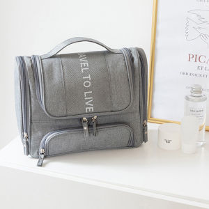 BG122 กระเป๋าอาบน้ำ toiletries bag กระเป๋าอเนกประสงค์ พร้อมตะขอแขวน