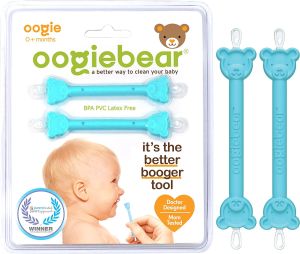 Oogiebear - Patented Nose and Ear Gadget for Newborns Infants and Toddlers (2-pack)