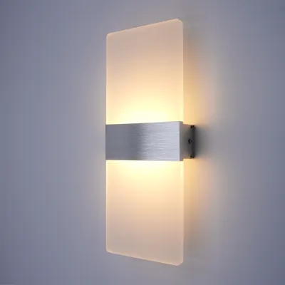 Modern LED Wall Lamp 12W Indoor wall light Aluminum Acrylic Wall Sconces Suitable for living room bedroom dining room hotel decoration