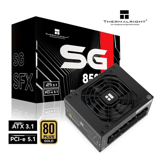 # THERMALRIGHT SGFX850 - ATX3.1 (PCIe5.1) 80+ Gold Fully Modular SFX PSU # [ BLACK / WHITE ]