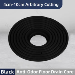 Sealed floor drain core inner diameter Bathroom magnetic levitation sewer pipe deodorization Bathroom floor drain core can be cut