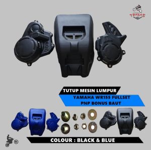 TUTUP MESIN BAWAH WR 155 WR155 COVER ENGINE GUARD LUMPUR MOTOR TRAIL CROSS YAMAHA PELINDUNG FULLSET