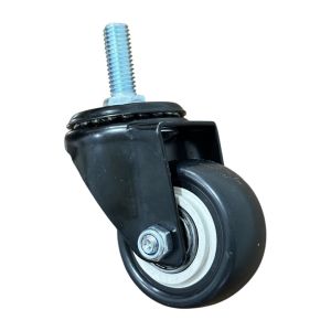 ล้อรถเข็น โพลียูรีเทนสีดำ ขนาด 2 นิ้ว มีให้เลือกหลายแบบ ล้อรถเข็นปูน ล้อยูรีเทน ล้อเป็นล้อตายล้อเบรก ลูกล้อรถเข็น